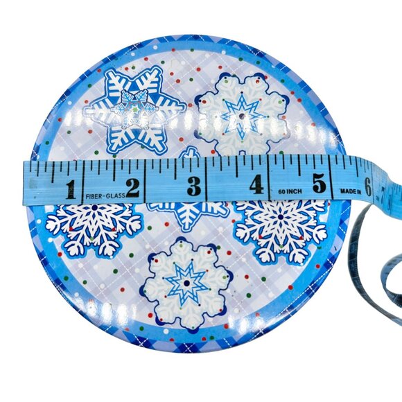 Snowflake Ornaments 13 pc Set Wood Metal Storage Tin Box Ice Cube Mold - Picture 13 of 16